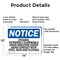 Signmission Ethanol Extremely Flammable Avoid Breathing OSHA Notice Sign, Aluminum, 14in W x 10in L, 2PK OS-2PACK-NS-A-1014-L-12178 - alternate 4